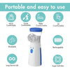 Portable Mesh Nebulizer, Mini Vaporizers Handheld Atomizers for Adults and Children, Ultrasonic Humidifier for Home and Travel Use, Steam Mesh Inhalators
